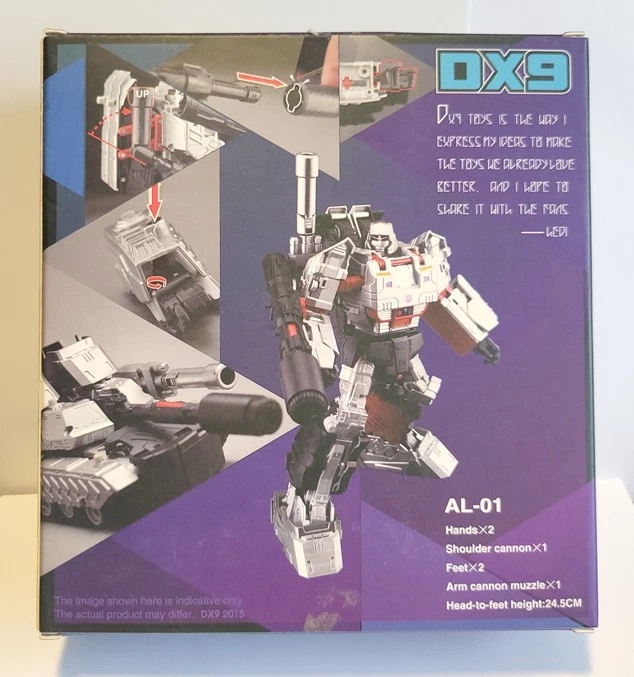 Transformation Toys DX9 AL-01 Kit de actualización completo para Combiner Wars Megatron Foto 2 de 3