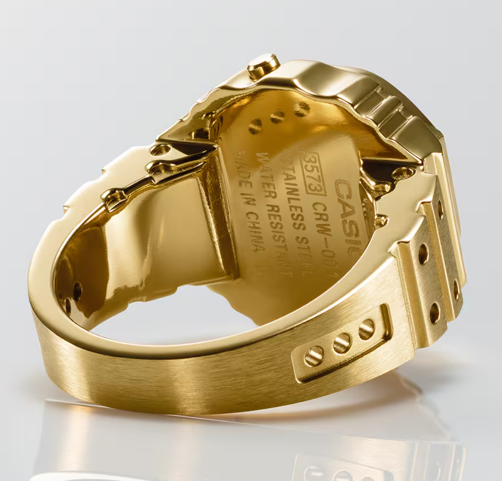 国内正規品 カシオ CASIO RING WATCH CRW-001G-9JR CRW001G-9 | Gold CASIO Ring Watch | CASIO