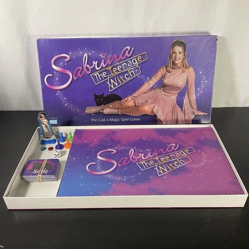 Sabrina The Teenage Witch Board Game Parker Brothers Complete Vintage 1999