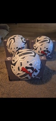 Puma Orbita 1 TB FIFA Quality Pro Ball Black White Set of 3 White Red Size 5