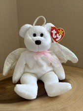 Ty Beanie Babies Halo the Angel Bear 8" Plush Toy 1998 Edition