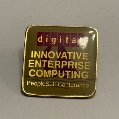 INNOVATIVE ENTERPRISE COMPUTING PeopleSoft Conference Enamel Lapel Pin VTG 