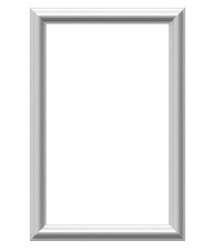 Ekena Millwork 16" W x 24" H Ashford Molded Wainscot Wall Panel - Primed White