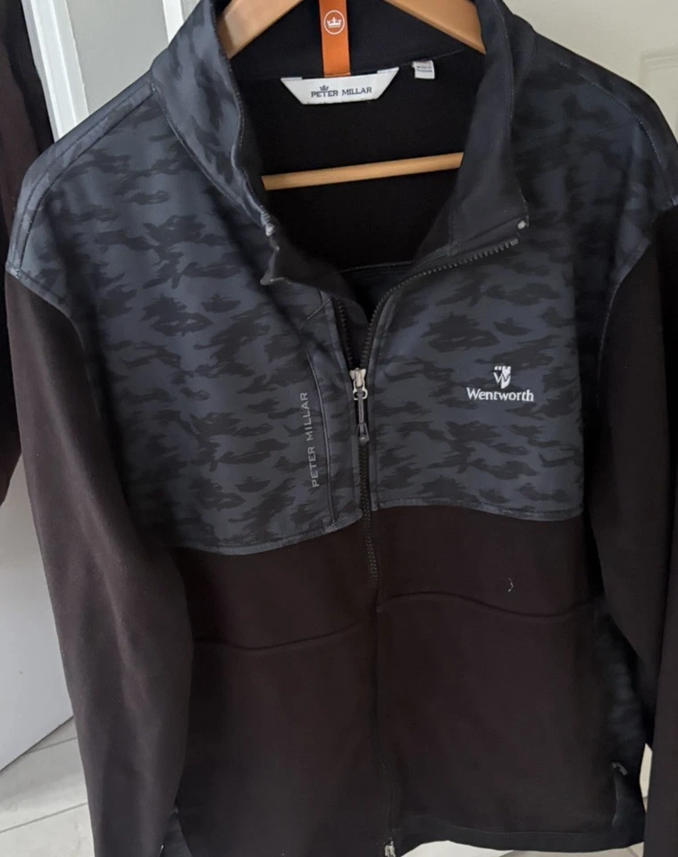 Peter Millar Full Zip Storm Protection Wentworth Golf Jacket Blue XL Exc Cond. - Image 3 of 4