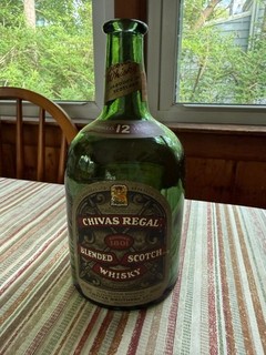 Vintage Chivas Regal Bottle Good Label