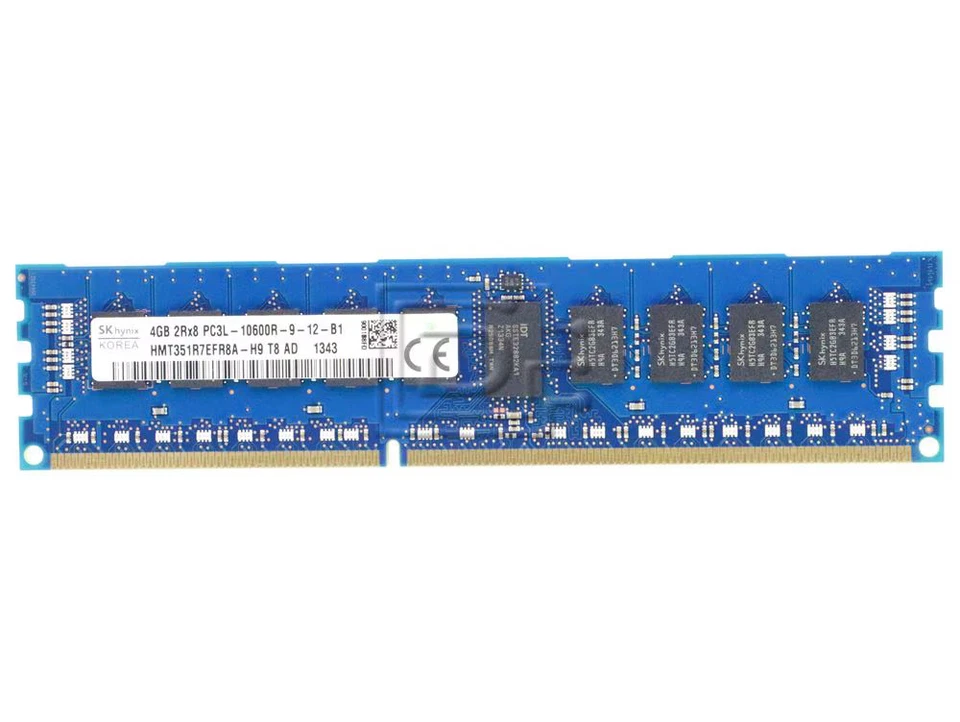 4GB Registered DIMM ECC PC3-10600 Single Ranked RAM Module - Image 3 of 4