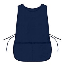 Cobbler Apron, Navy Blue, 2 Pockets, 28.5" x 18.5", Poly Cotton