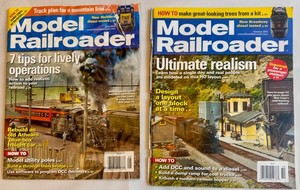 Model Railroader Magazine - 2015 - 2 issues - rough condition