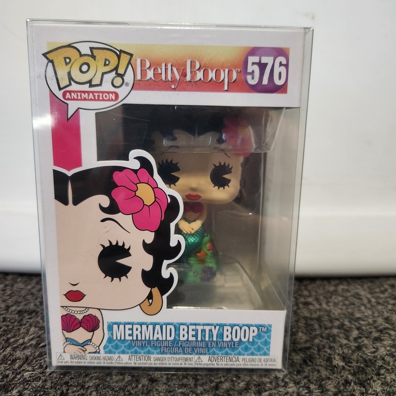 Fucko Pop! Mermaid Betty Boop #576 Vinyl Figure W/ Protector