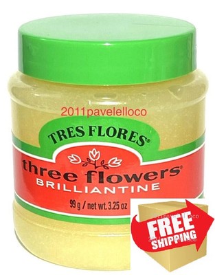 Tres Flores ~ Three Flowers Brilliantine Pomade 3.25 oz