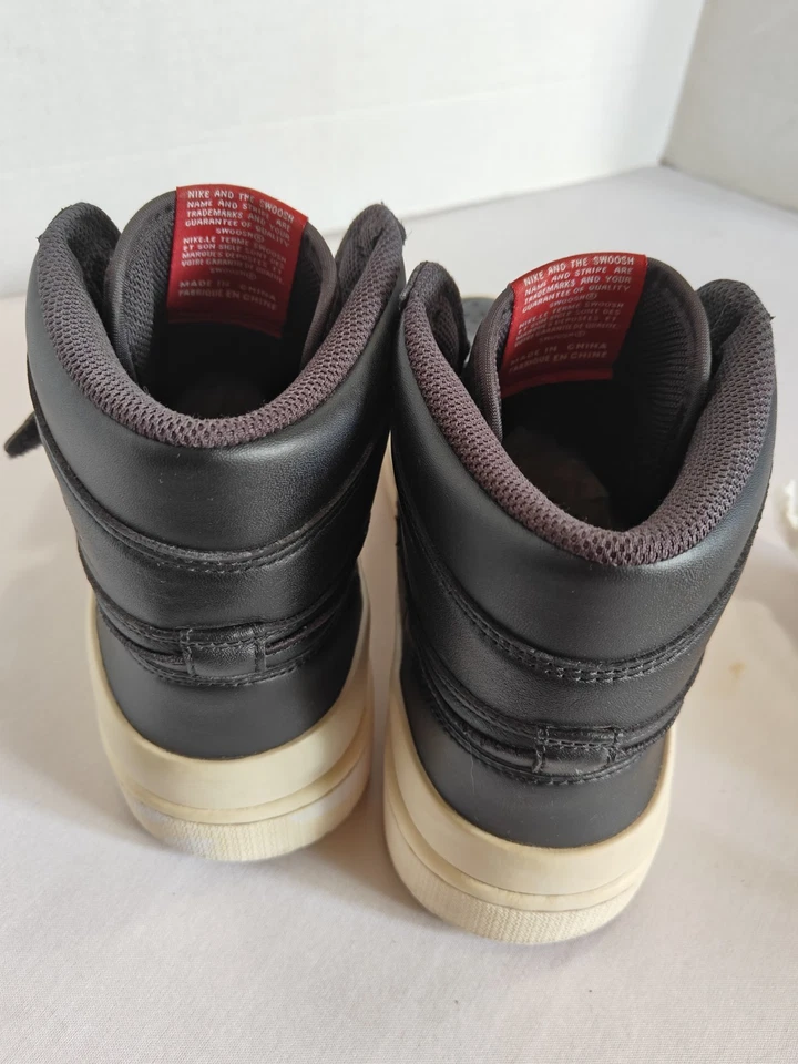 Nike Air Jordan 1 Retro Doble Correa Alta Negro Blanco 10.5 AQ7924-001 Foto 4 de 4