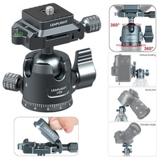 360 Rotating Panoramic Portable Tripod Ball Head Mount Quick Release Heavy Duty