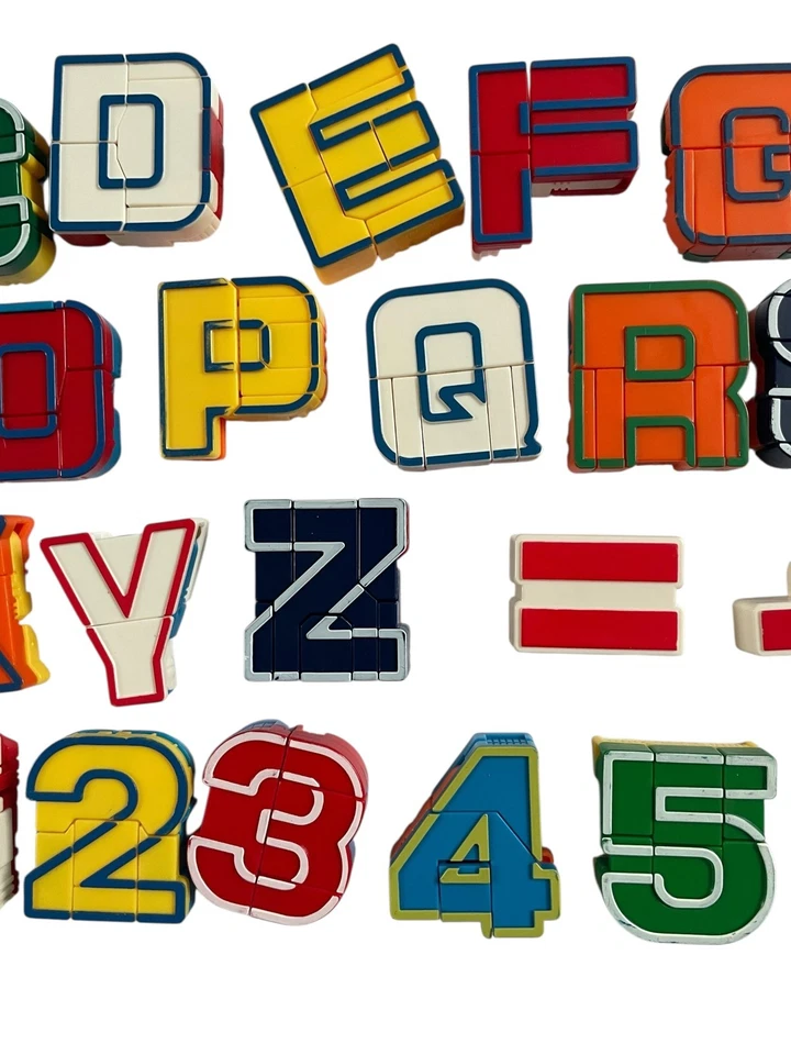 Lakeshore Toys Alphabots Transforming Letters Numbers Symbols - Complete Set - Image 2 of 4