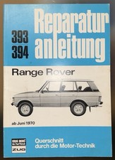 Range Rover MK I Motor 3,5 Liter V8 ab Juni 1970 Reparaturanleitung B393