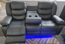 Roma 3 & 2 Seater Electrical Recliner Sofa, USB, LED cupholders