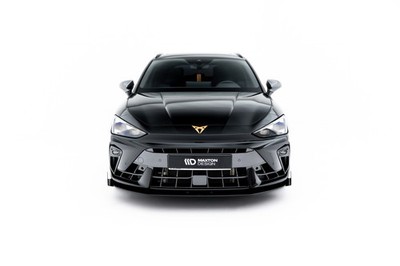 Frontlippe passend für CUPRA Leon ST / Hatchback Mk1 FL schwarz matt + Hochglanz