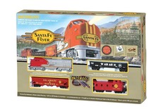 Bachmann 00647 Ho Santa Fe Flyer Starter Train Set Bachmann 00647 Ho Santa Fe Flyer Starter Train Set