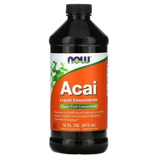 Now Foods Acai Liquid Concentrate 16 fl oz 473 ml GMP Quality Assured, Vegan,