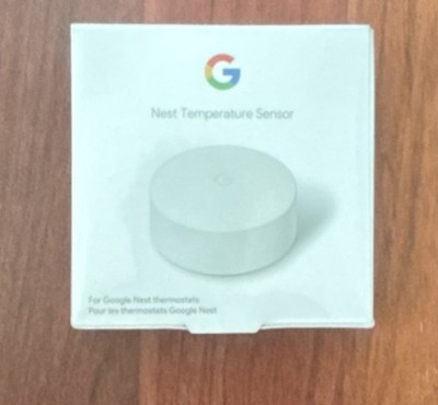 Google Nest Temperature Sensor Wireless App Control for Nest Thermostats White