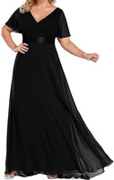 EVER PRETTY Formal Evening Party Prom Bridal Elegant Chiffon Dress UK Size 16 XL
