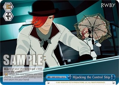Hijacking the Control Ship - RWBY/WX03-100 - CC Near Mint Weiss Schwarz RWBY