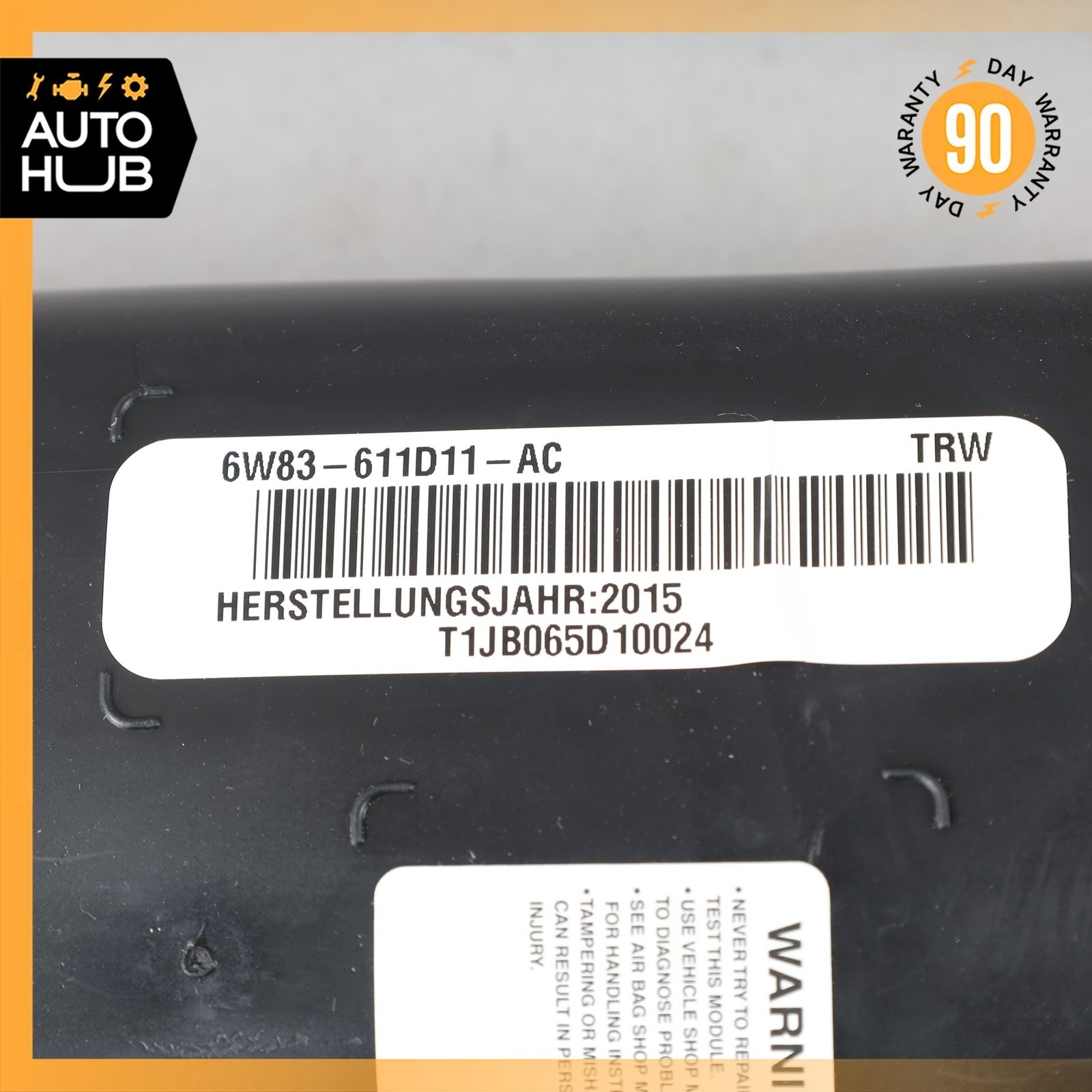 07-17 Aston Martin DB9 DBS Vantage Right Seat Airbag Air Bag 6W83611D11AC OEM