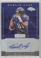 2016 Panini Donruss Signature Series Holo Silver 45/50 Kaelin Clay #2 Auto 0c2