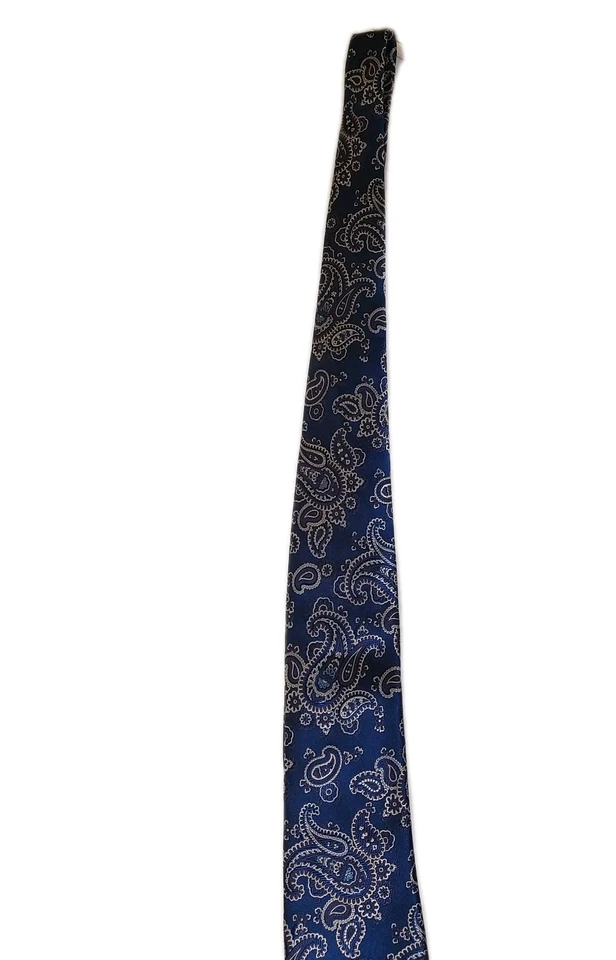 GUC Tom James Colección Ejecutiva Paisley Seda Hombre Alto Corbata Cuello F1 Foto 4 de 4