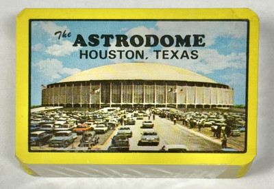 Houston Astrodome Antique Advertising 54 Mini Playing Card Deck NIP NFL MLB NBA