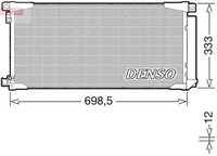 Denso Kondensator Klimaanlage Klimakondensator Mit Trockner FüR Toyota Auris 1.2