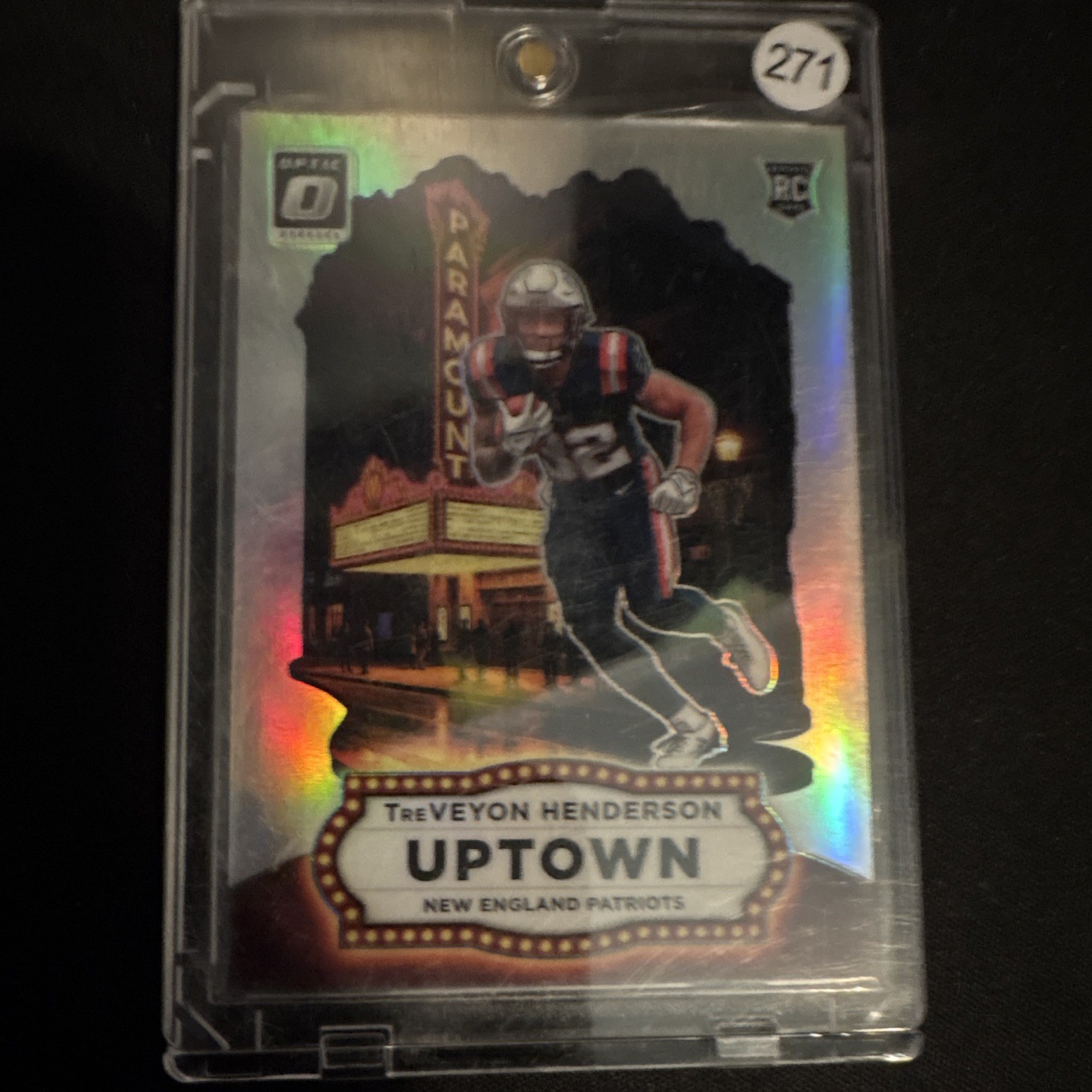 Panini 2025 Donruss Optic Treveyon Henderson Uptown Prizm Rookie #23 Patriots