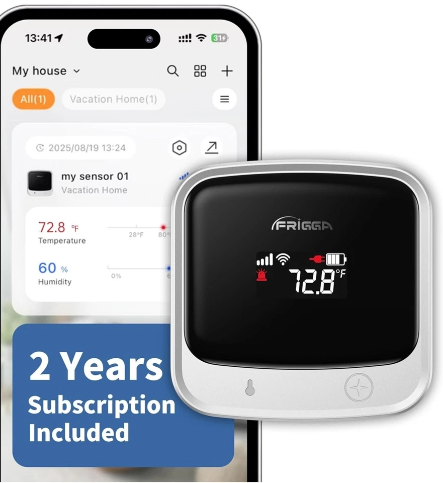 4G Cellular & WiFi Temperature Humidity& Power Monitor 2 YR Subscription INCL. - Image 2 of 4