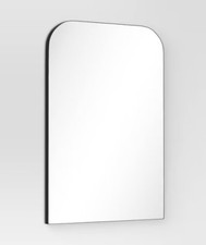 24" x 36" Infinity Mantle Mirror Black- Threshold™: Rust-Resistant, Wall Mount