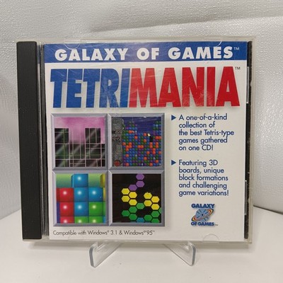 Galaxy Of Games Tetrimania PC CD-ROM Game Win 95 Block Builder Puzzle 40 Version