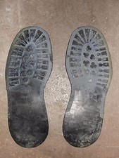 Paar Einlegesohlen Außenmaß Pirelli T.46 für Kampfstiefel Oder Schuhe Genäht