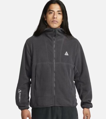 Nike ACG Polartec Wolf Tree FULL ZIP Hoodie XXL New Black Nike ACG Polartec Wolf Tree FULL ZIP Hoodie XXL New Black