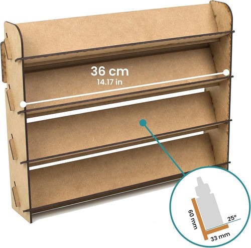 Paint Rack Vallejo Citadel Paint Stand Tabletop Colours Storage Model Organiser - Picture 2 of 5