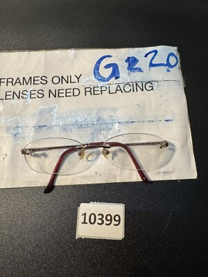 MARCHON TRES JOLIE 54 53-18 Rimless rose Eyeglass Frames