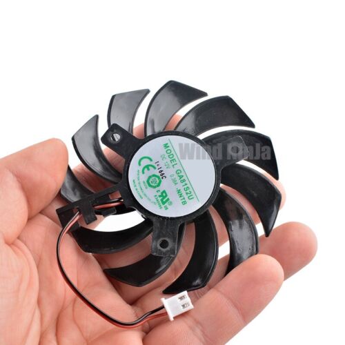 GA81S2U-NNTB DC12V 0.38A 75mm Graphics card cooling fan for GT430 GT440 GT630 - Picture 3 of 7