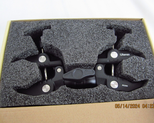 Ulanzi R096 Double Metal Super Clamp Articulating Magic Arm Clip 360° Crab clamp - Picture 6 of 13