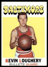 1971-72 Topps Basketball Kevin Loughery Baltimore Bullets #7
