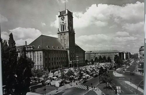 Large Vintage Gloss Photo schoneberg town hall rathaus Germany