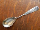 Antique 1880 Fontainbleau Gorham Sterling Silver Sugar Preserve Spoon 6 1/8 inch