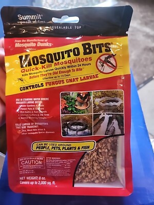 Summit 116-12 8 oz Mosquito Bits Biological Mosquito & Fungus Gnat Killer