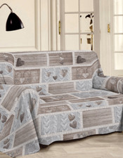 Telo arredo multiuso cotone Shabby love