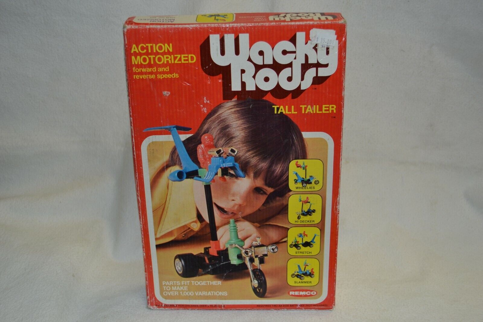 1976 Remco Toys Wacky Rods Tall Tailer Motorcycle Hot Rod Action