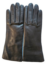 Made in Italy Handmade Ladies Long Gloves in Nappa Leather Size 7.50