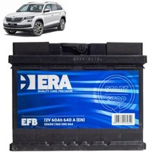 Batteria 60Ah EFB per Skoda Kodiaq 2.0 TDI gasolio 2016+