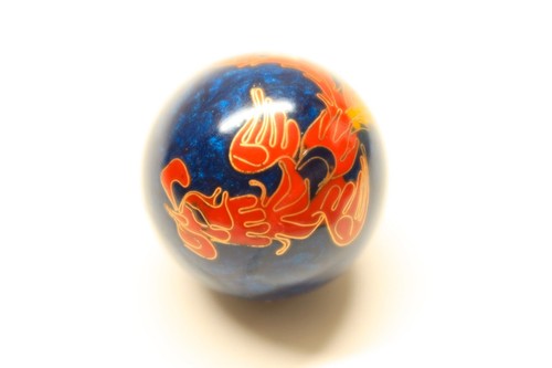 Bolas de campana china vintage en caja original dragón yin yyang ejercicio meditación - Imagen 3 de 12
