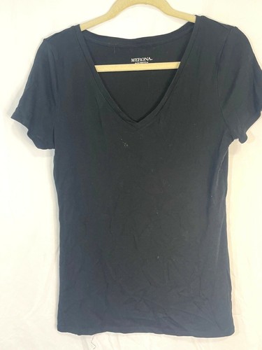 merona short sleeve t- shirt black 